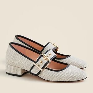 Teagan Mary Jane heels in Spanish canvas